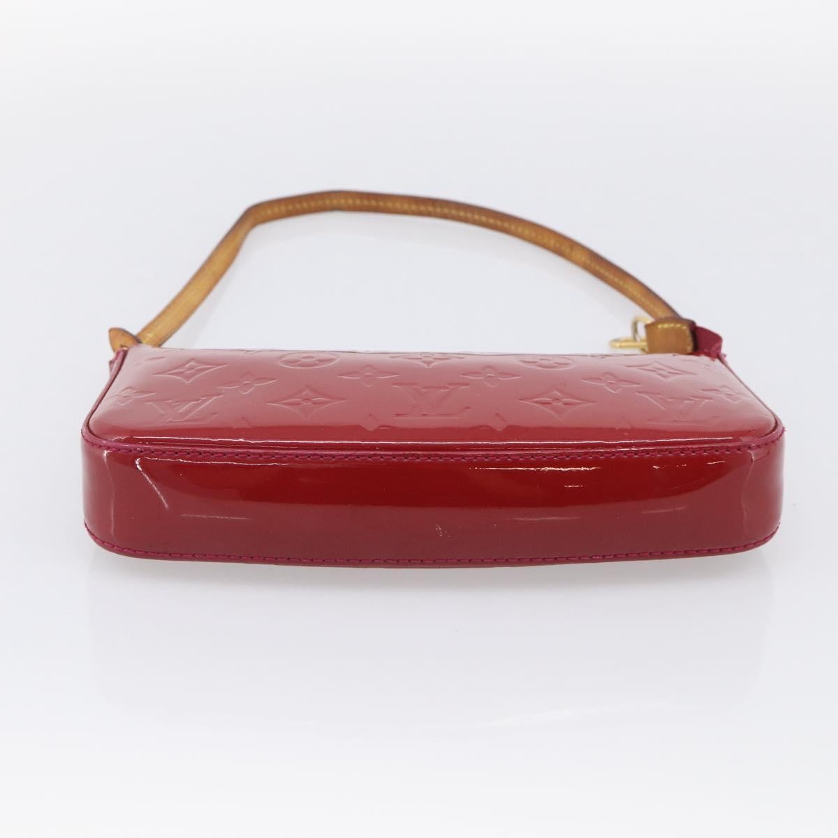 Louis Vuitton Pochette Accessoires Nm Monogram Vernis Pink Patent_Leather Clutche & Pouche Bag (Pre-Owned)