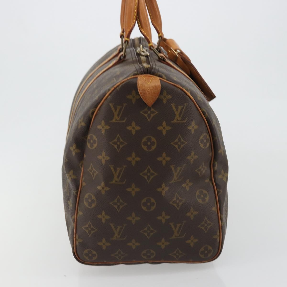 Louis Vuitton Keepall Monogram Canvas Brown Canvas Travel Bag Bag (Pre-Owned)