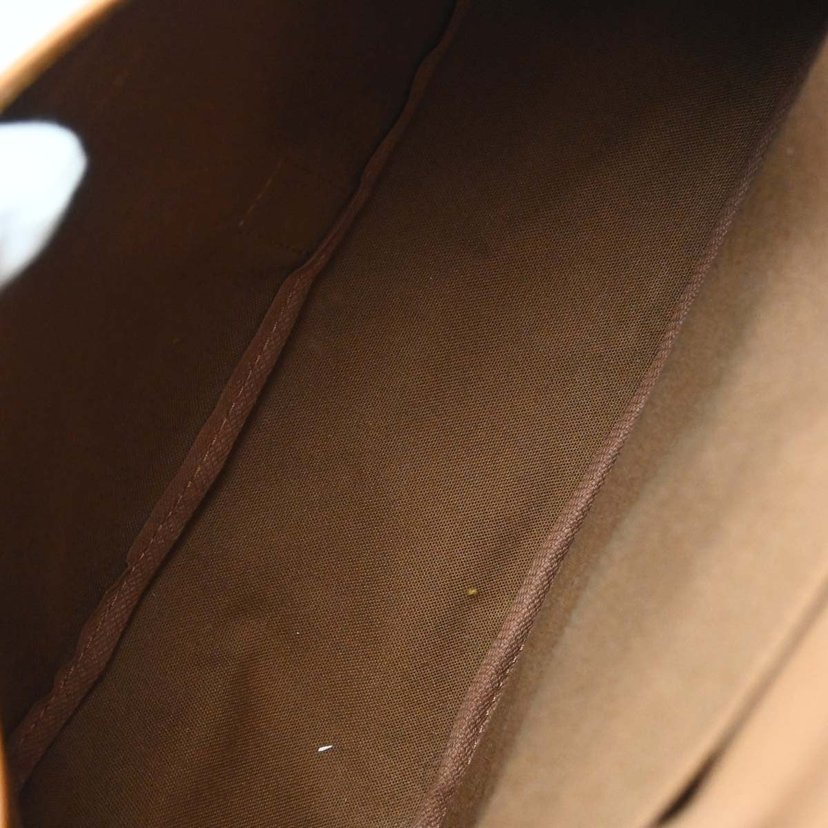 Louis Vuitton Saumur Monogram Canvas Brown Canvas Shoulder Bag Bag (Pre-Owned)