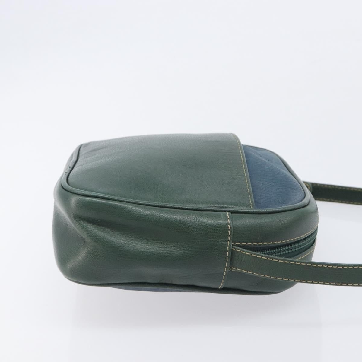 Loewe Velazquez Shoulderbag Leather Green Leather Shoulder Bag Bag (Pre-Owned)