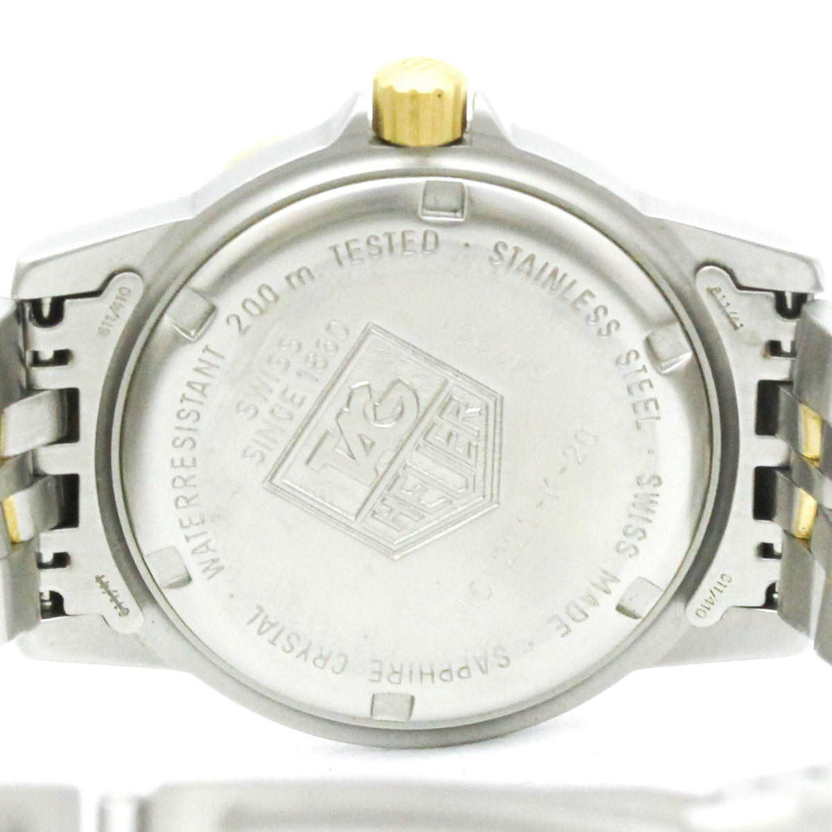 Tag Heuer Link 200M Quartz Stainless Steel With Mother Of Pearl Watch (Pre-Owned)