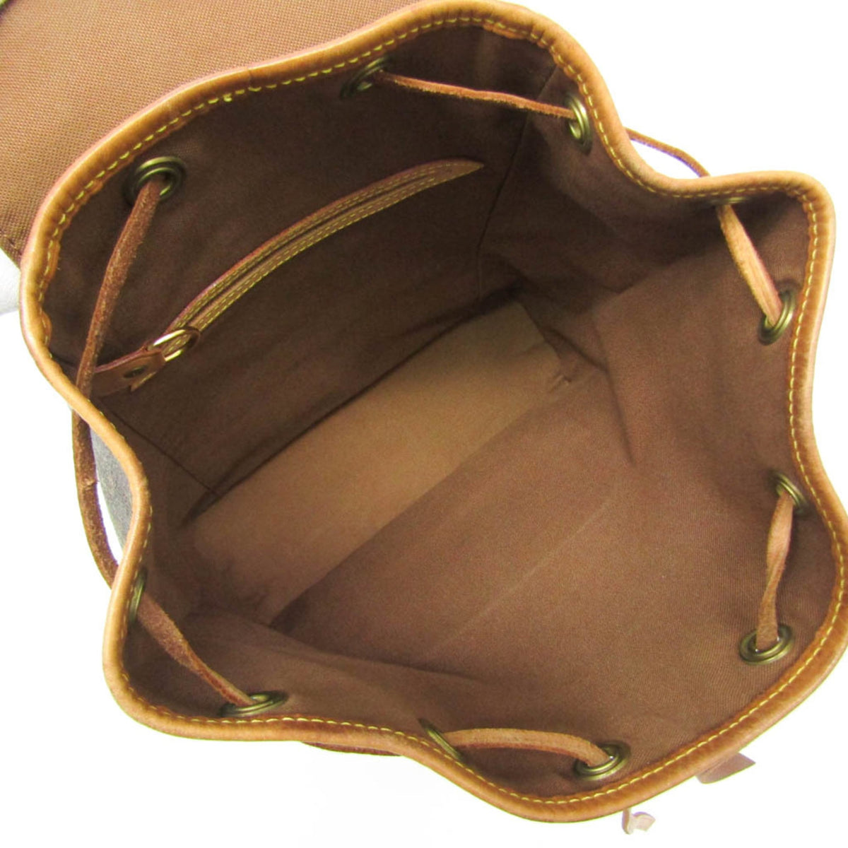 Louis Vuitton Vintage Montsouris Monogram Canvas Brown Canvas Backpack Bag (Pre-Owned)