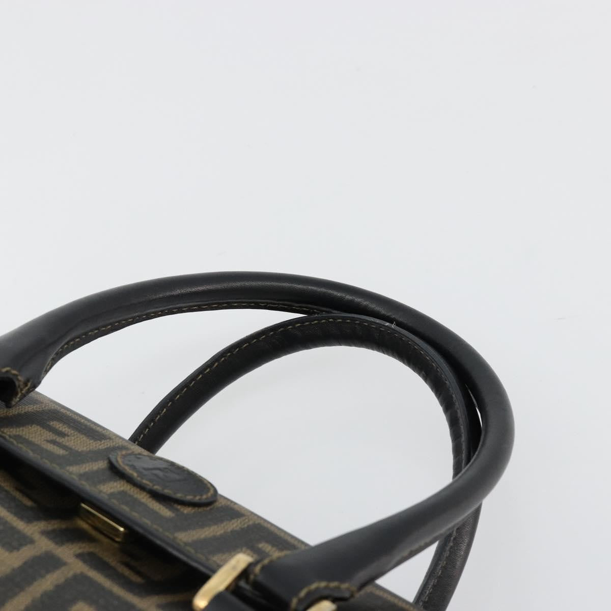 Fendi Vintage Zucca Canvas Brown Canvas Tote Bag Bag (Pre-Owned)