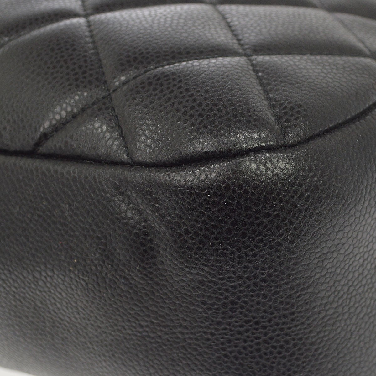 Chanel Timeless Cc Soft Caviar Black Leather Tote Bag Bag (Pre-Owned)