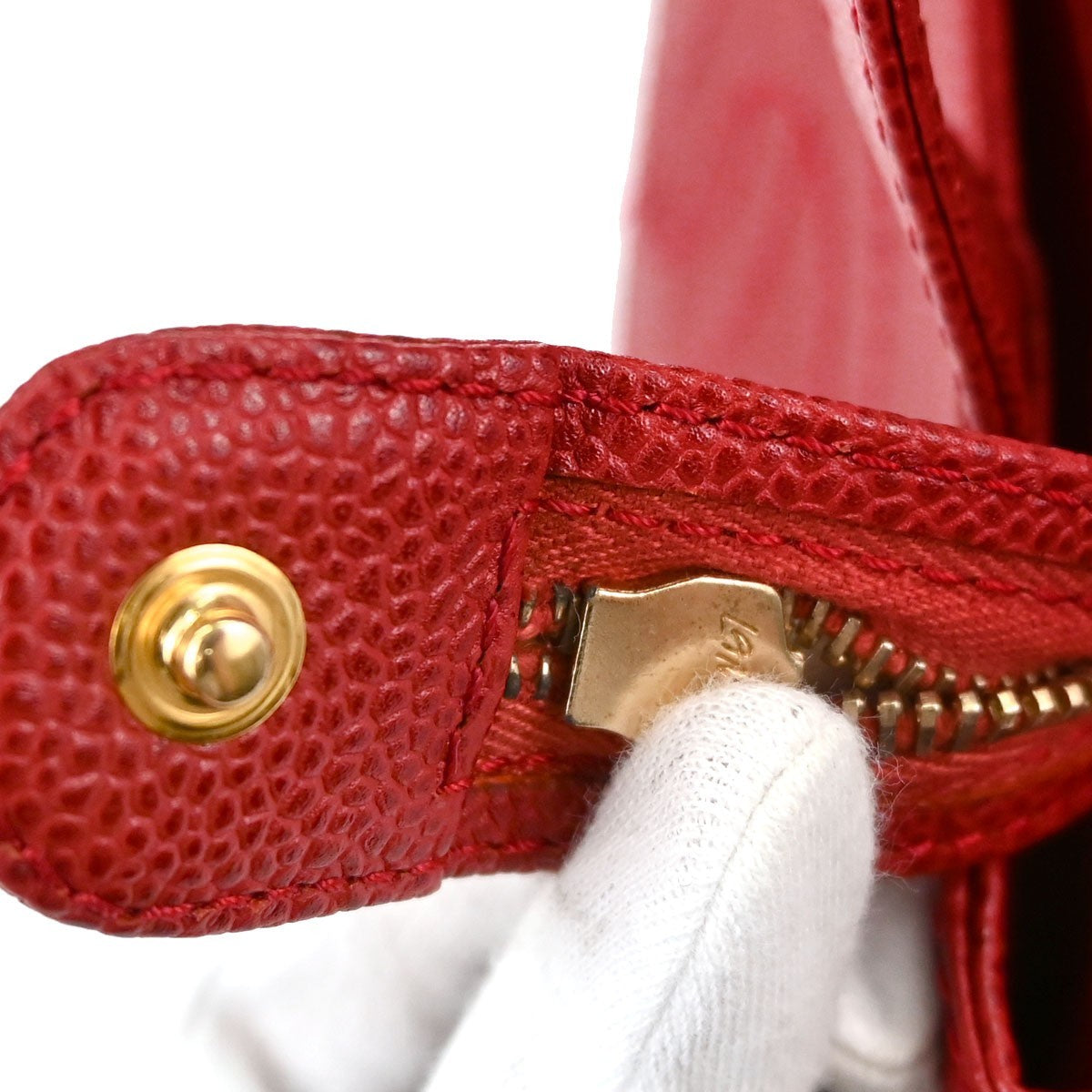 Chanel Vintage Logo Caviar Red Leather Tote Bag Bag (Pre-Owned)