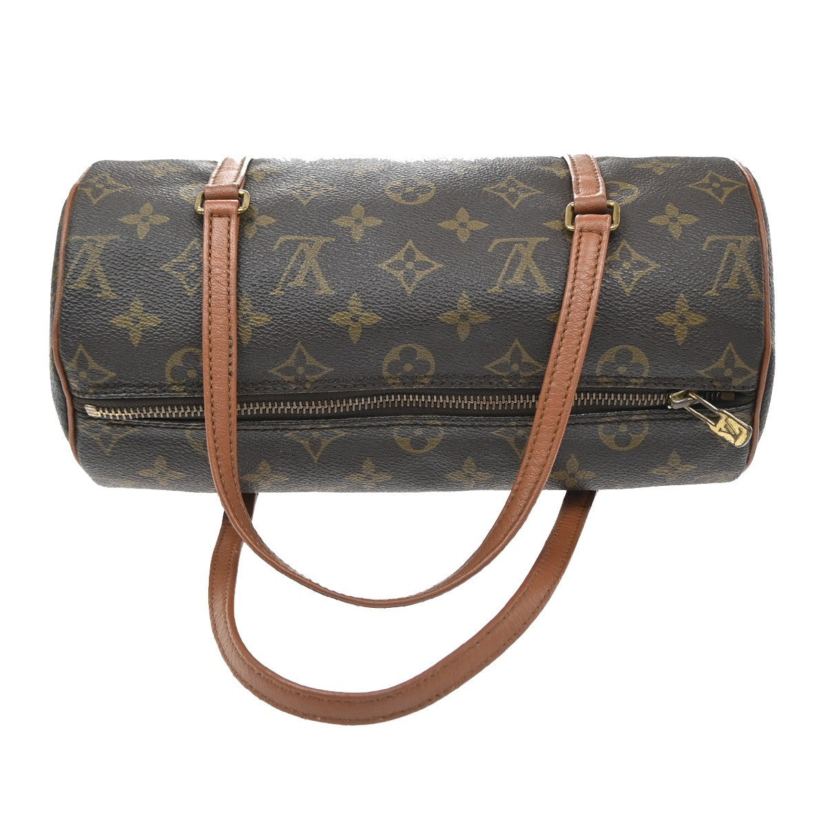 Louis Vuitton Papillon Monogram Brown Canvas Handbag (Pre-Owned)