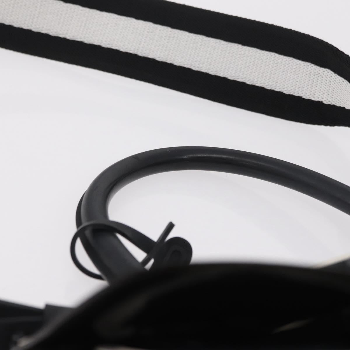 Delvaux Champion Brillant Top Handle Pvc And Rubber Black Plastic Handbag (Pre-Owned)