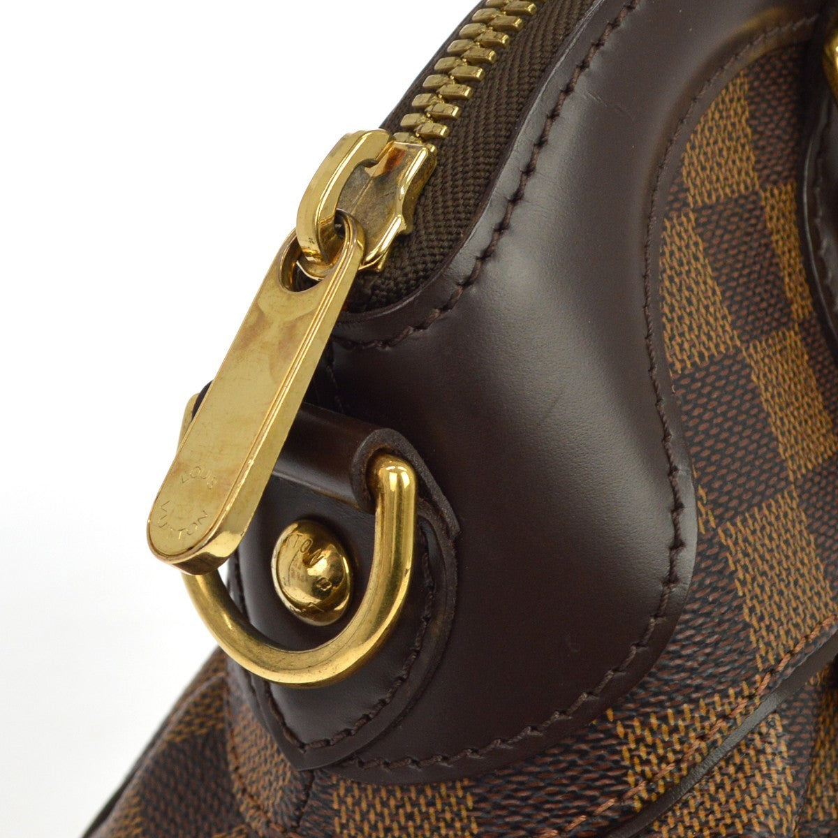 Louis Vuitton Trevi Damier Brown Canvas Handbag (Pre-Owned)