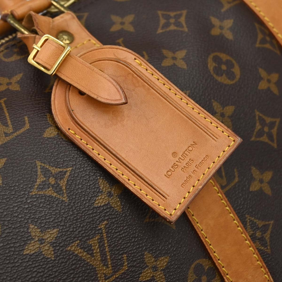 Louis Vuitton Keepall Monogram Canvas Brown Canvas Travel Bag Bag (Pre-Owned)