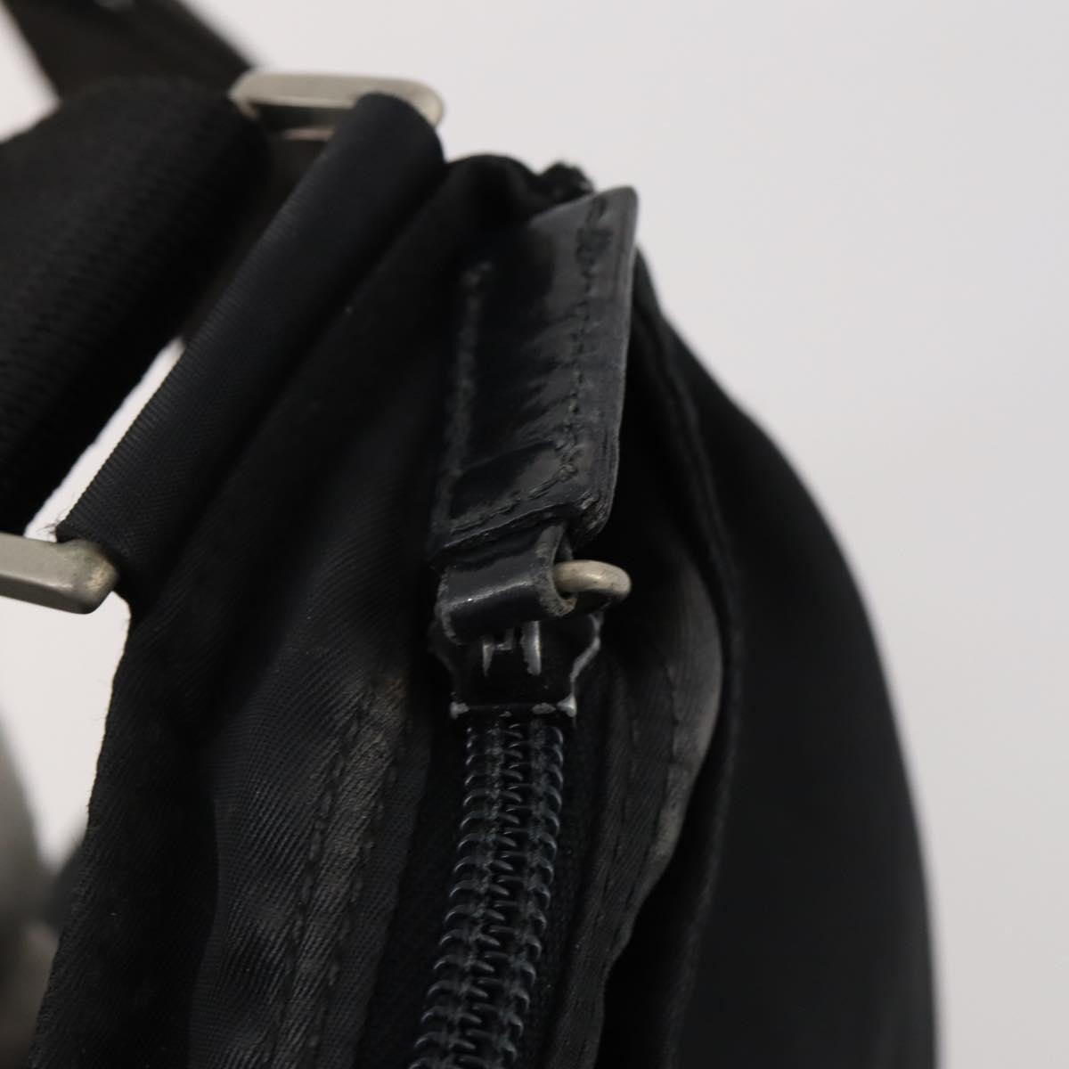 Prada Flat Messenger Tessuto Black Nylon Shoulder Bag Bag (Pre-Owned)