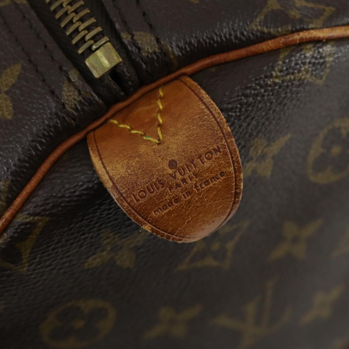 Louis Vuitton Keepall Monogram Canvas Brown Canvas Travel Bag Bag (Pre-Owned)
