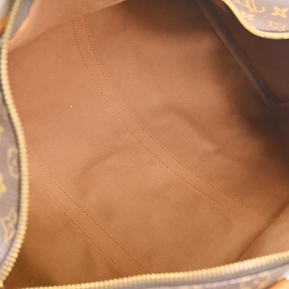 Louis Vuitton Keepall Monogram Canvas Brown Canvas Travel Bag Bag (Pre-Owned)