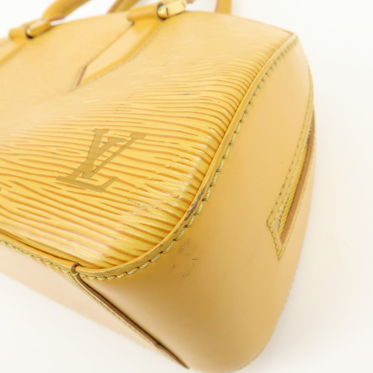 Louis Vuitton Jasmin Epi Leather Yellow Leather Handbag (Pre-Owned)