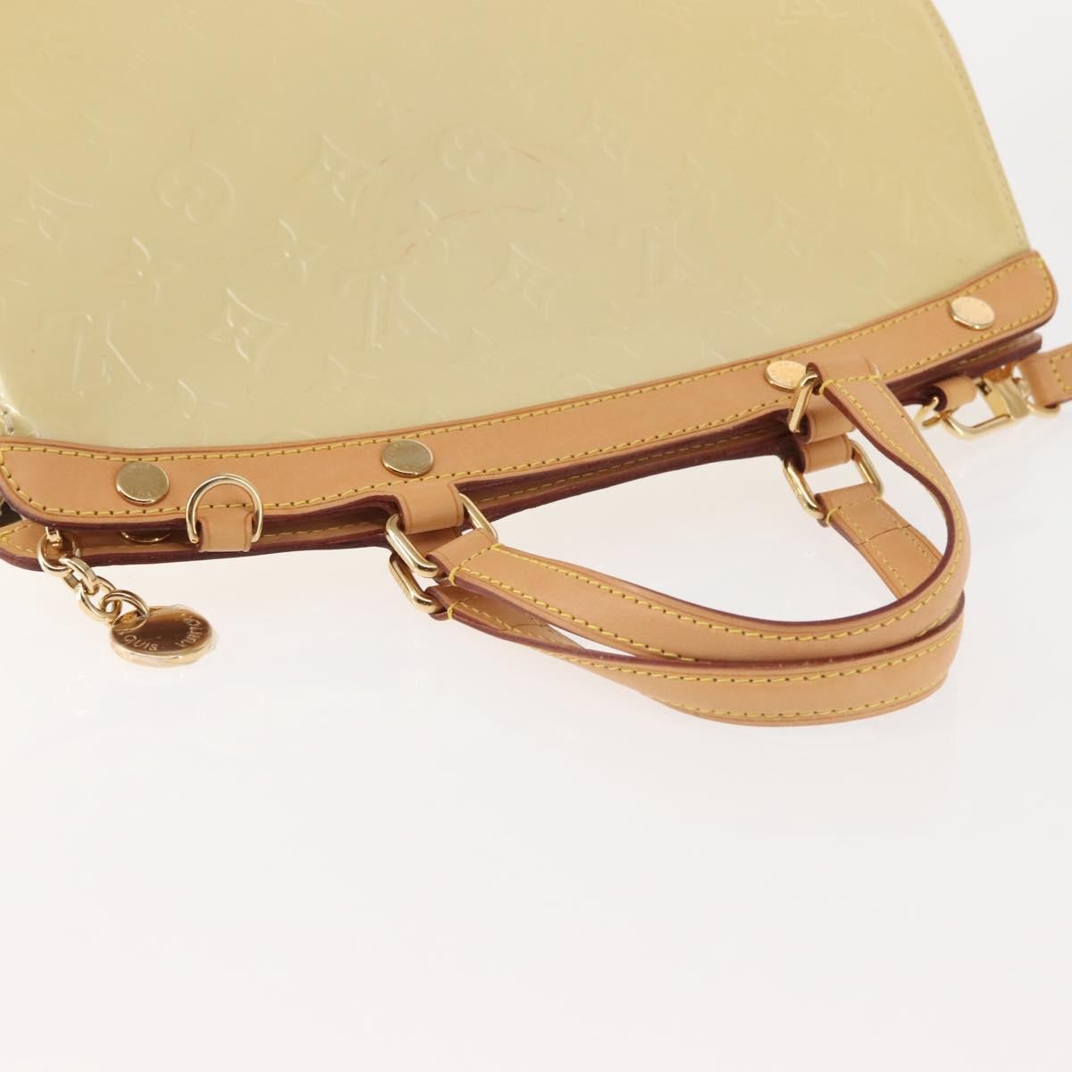 Louis Vuitton Brea Monogram Vernis Beige Patent_Leather Bag (Pre-Owned)
