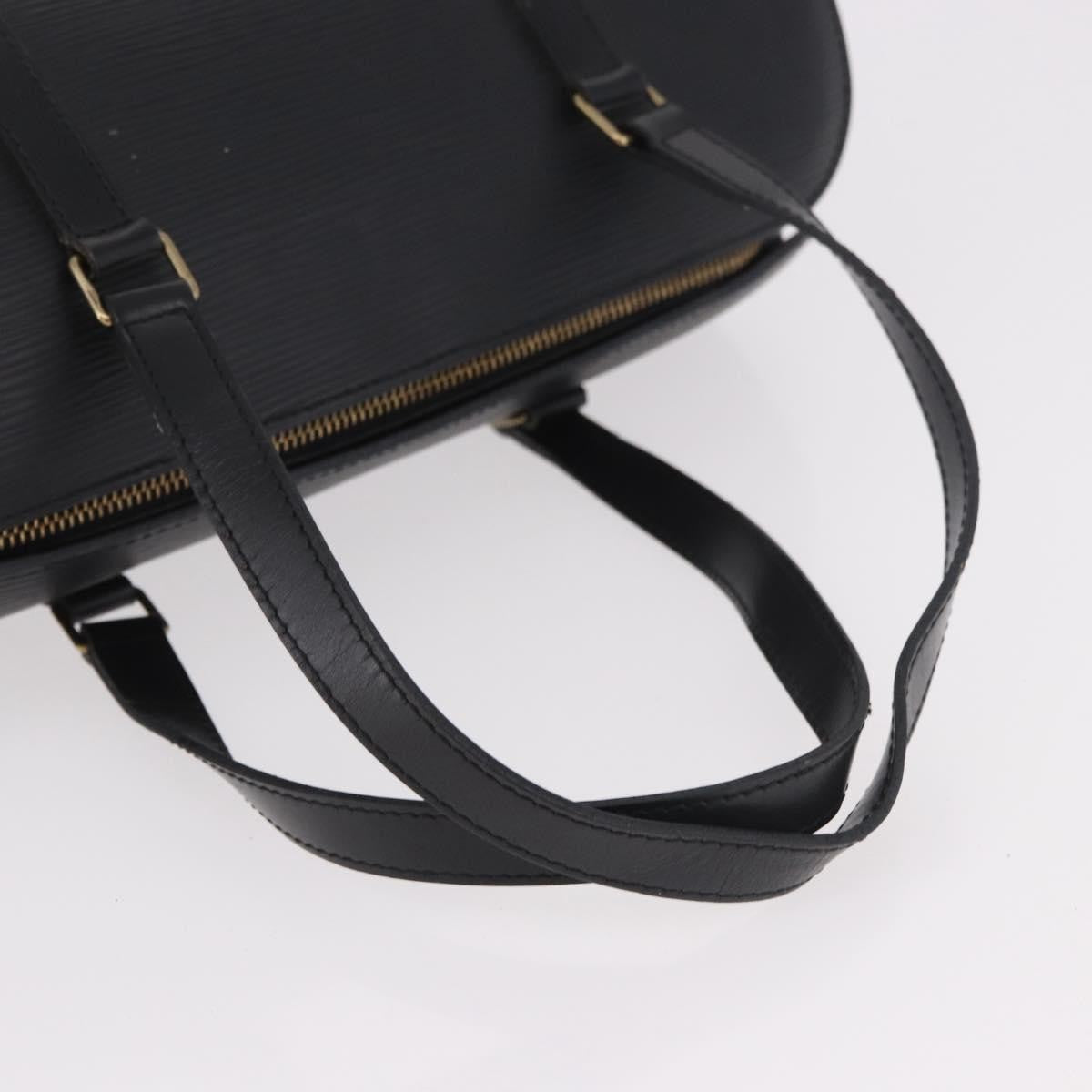 Louis Vuitton Soufflot Epi Leather Black Leather Handbag (Pre-Owned)