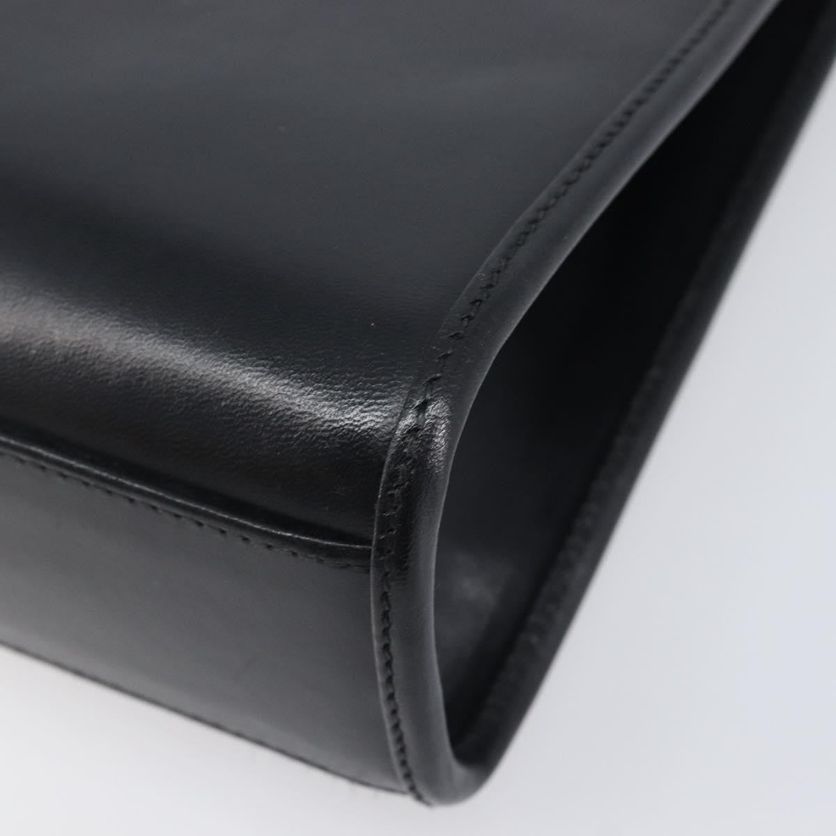 Gucci Jackie Leather Black Leather Tote Bag Bag (Pre-Owned)