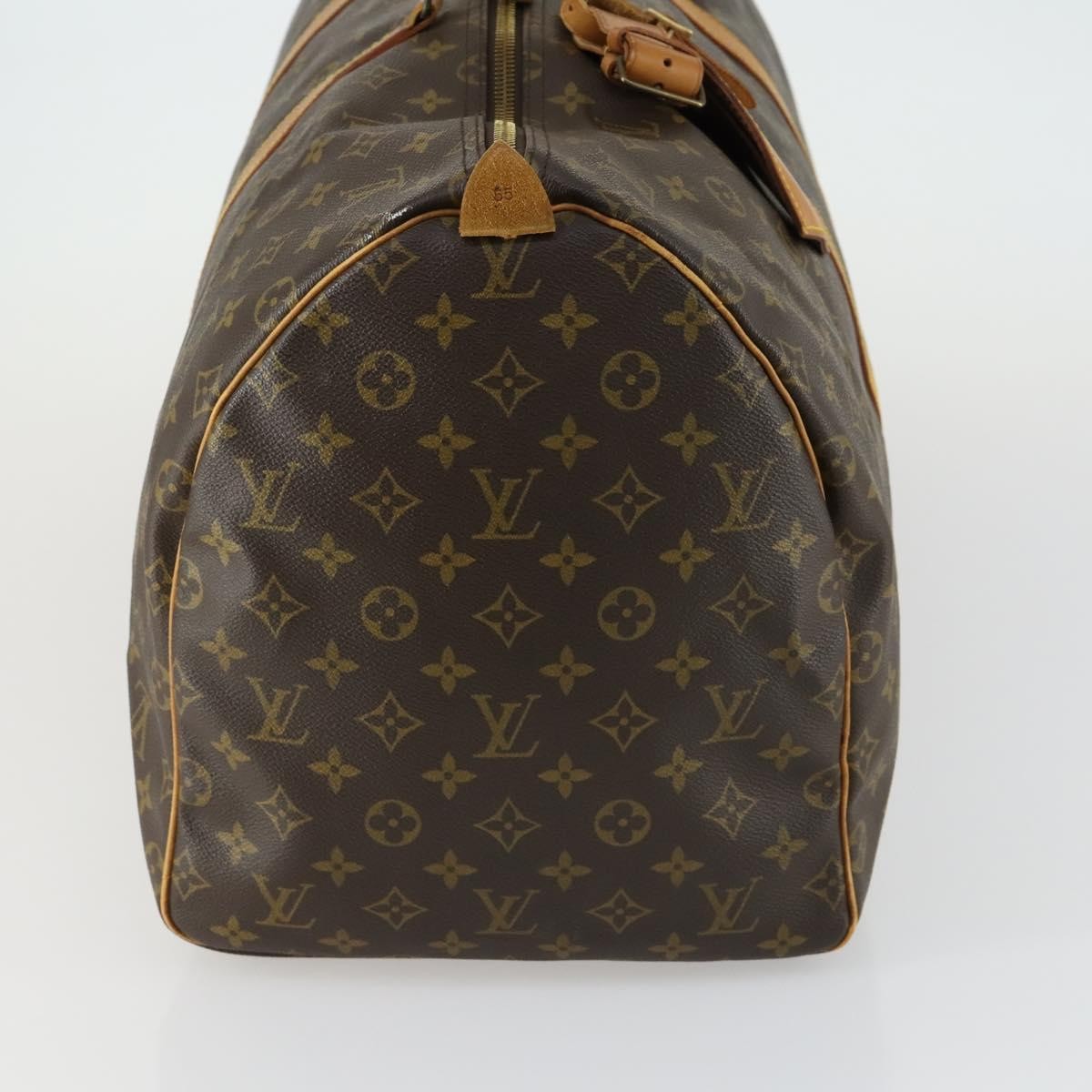 Louis Vuitton Keepall Monogram Canvas Brown Canvas Travel Bag Bag (Pre-Owned)