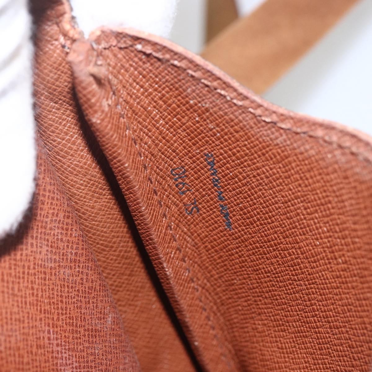 Louis Vuitton Cartouchiere Monogram Canvas Brown Canvas Shoulder Bag Bag (Pre-Owned)