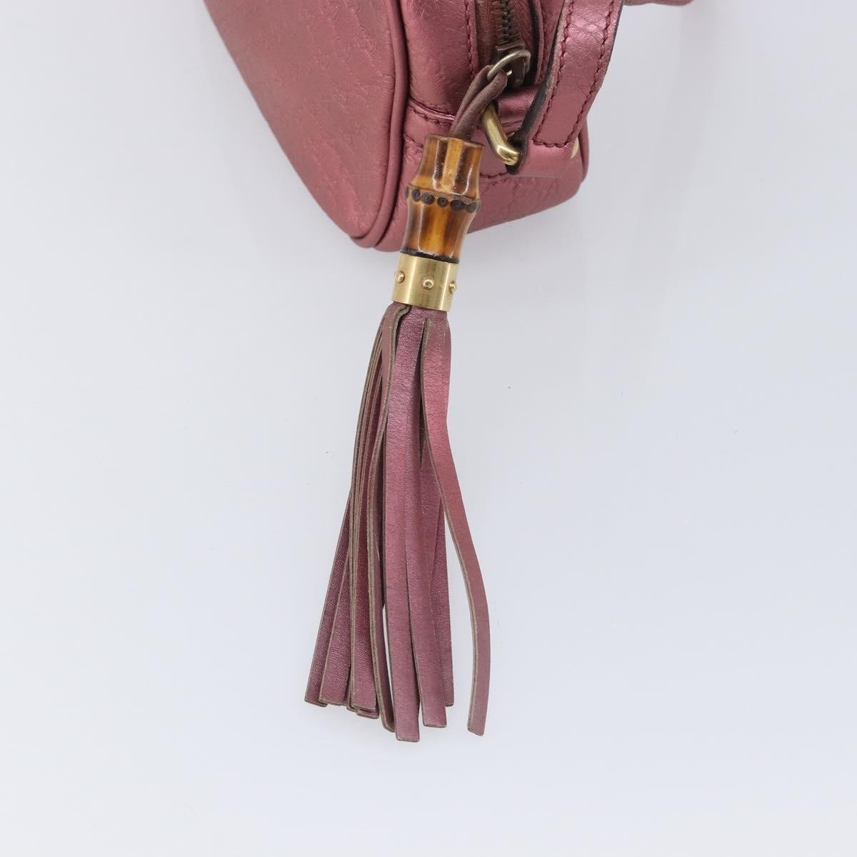 Gucci Sunshine Disco Microguccissima Leather Pink Leather Crossbody Bag Bag (Pre-Owned)