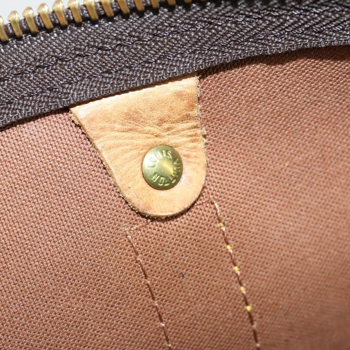 Louis Vuitton Keepall Monogram Canvas Brown Canvas Travel Bag Bag (Pre-Owned)
