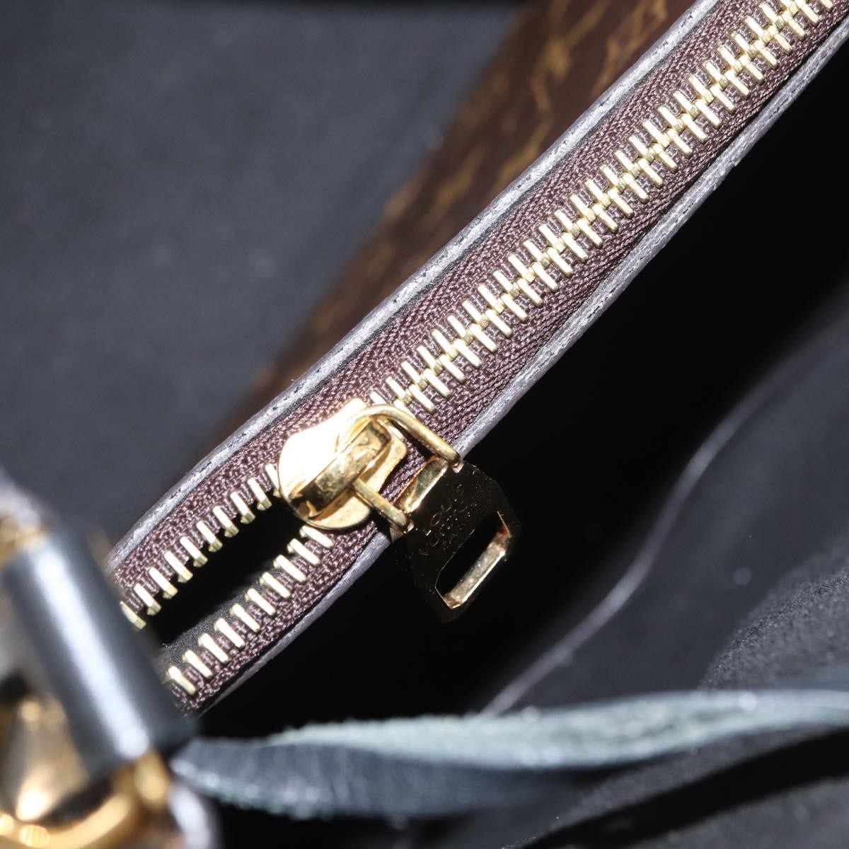 Louis Vuitton Neonoe Monogram Canvas Black Canvas Shoulder Bag Bag (Pre-Owned)