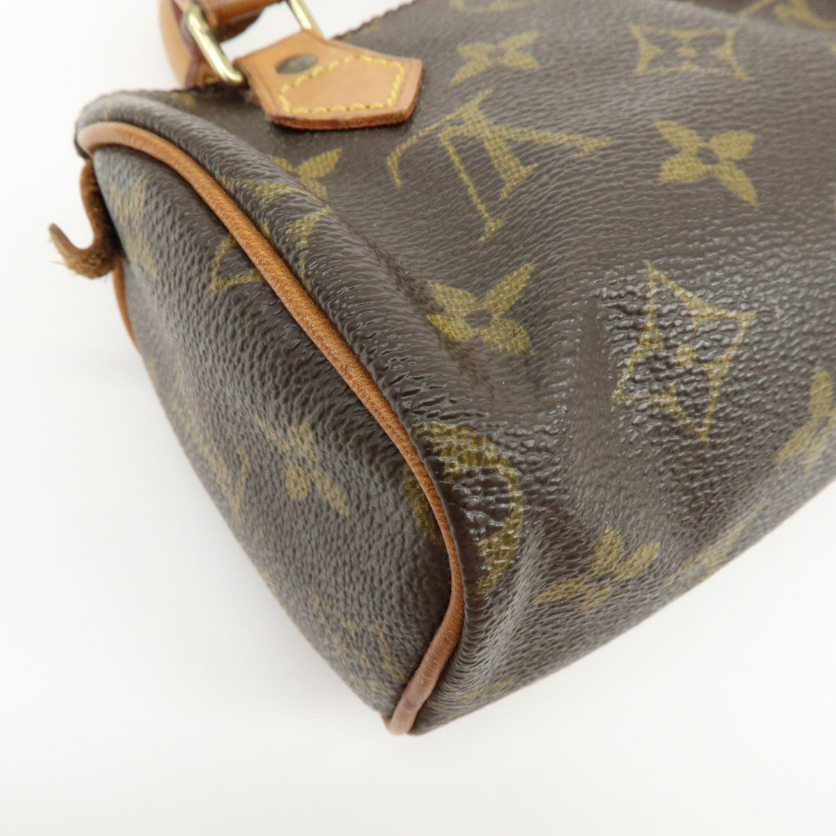 Louis Vuitton Speedy Mini Hl Monogram Canvas Brown Canvas Handbag (Pre-Owned)