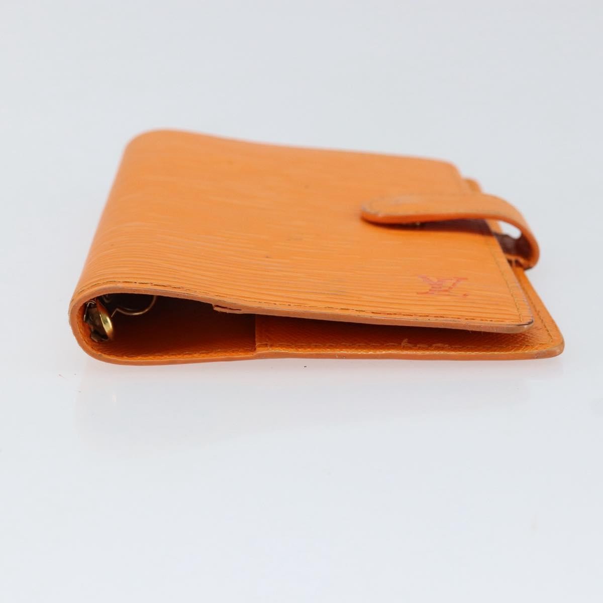 Louis Vuitton Agenda Cover Epi Leather Orange Leather Wallets Accessory (Pre-Owned)