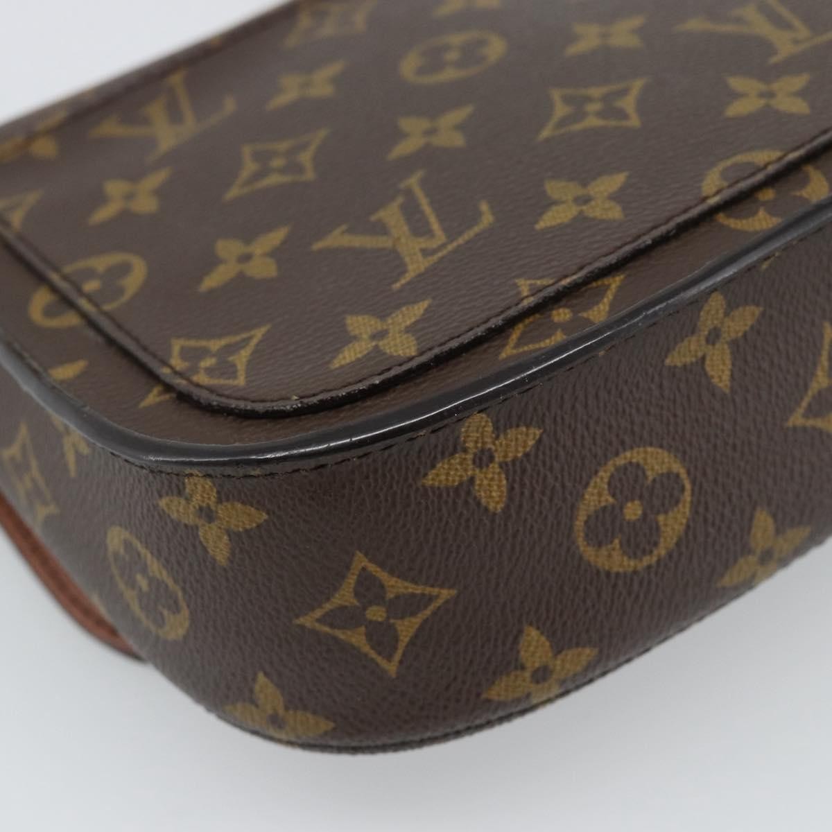 Louis Vuitton Saint Cloud Monogram Canvas Brown Canvas Shoulder Bag Bag (Pre-Owned)