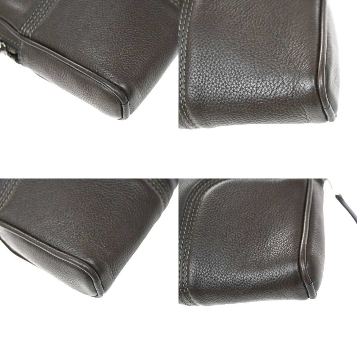 Louis Vuitton Laptop Sleeve Leather Brown Leather Briefcase Bag (Pre-Owned)