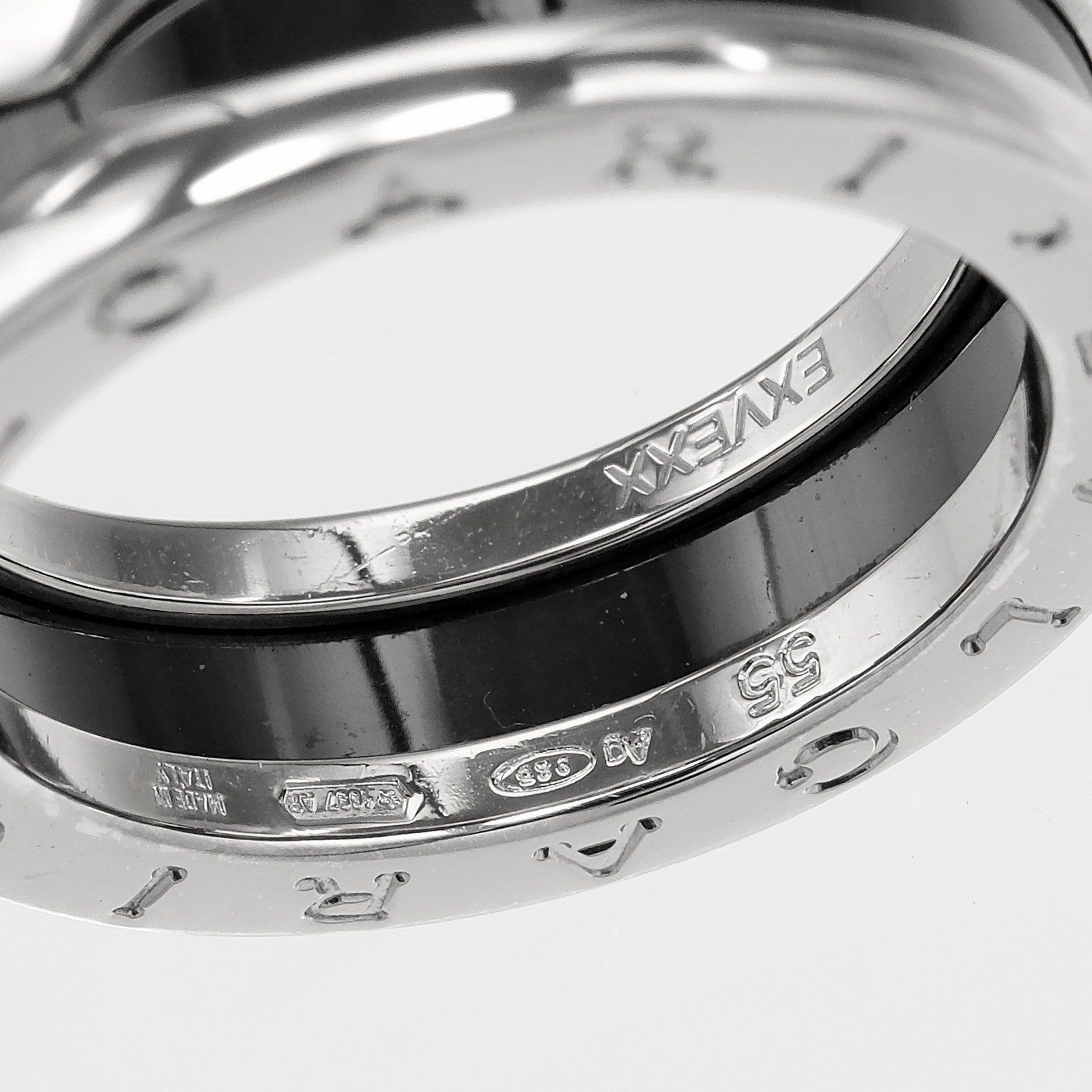 Bvlgari B.Zero1 Save The Children Soft Sterling Silver With Ceramic Silver Silver Bracelet Jewelry (Pre-Owned)