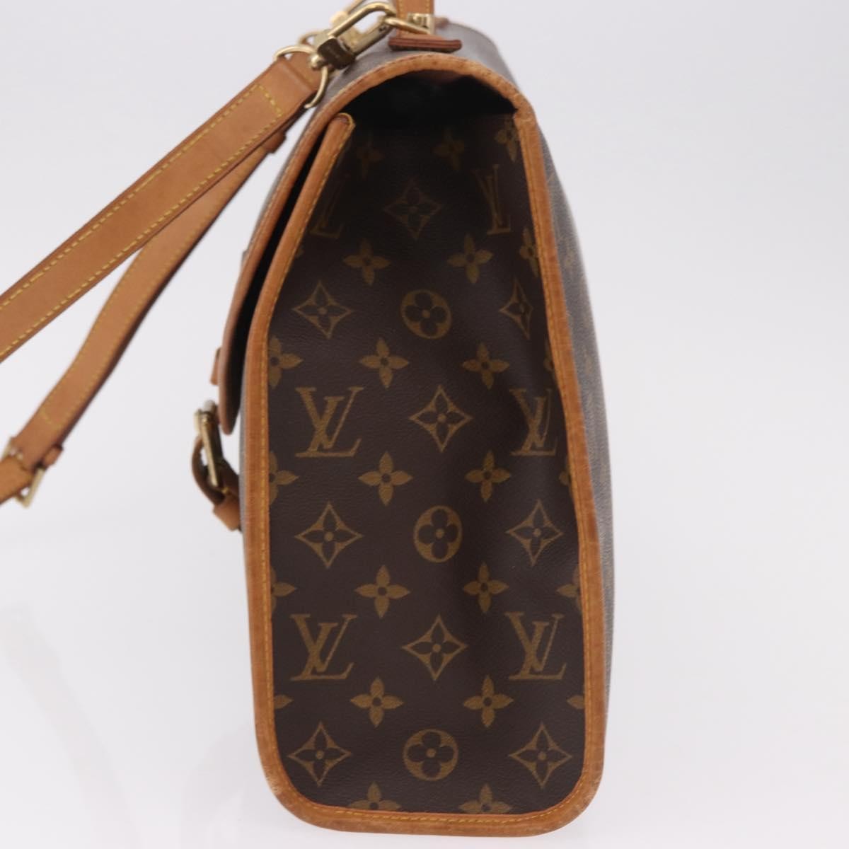 Louis Vuitton Beverly Monogram Canvas Brown Canvas Briefcase Bag (Pre-Owned)