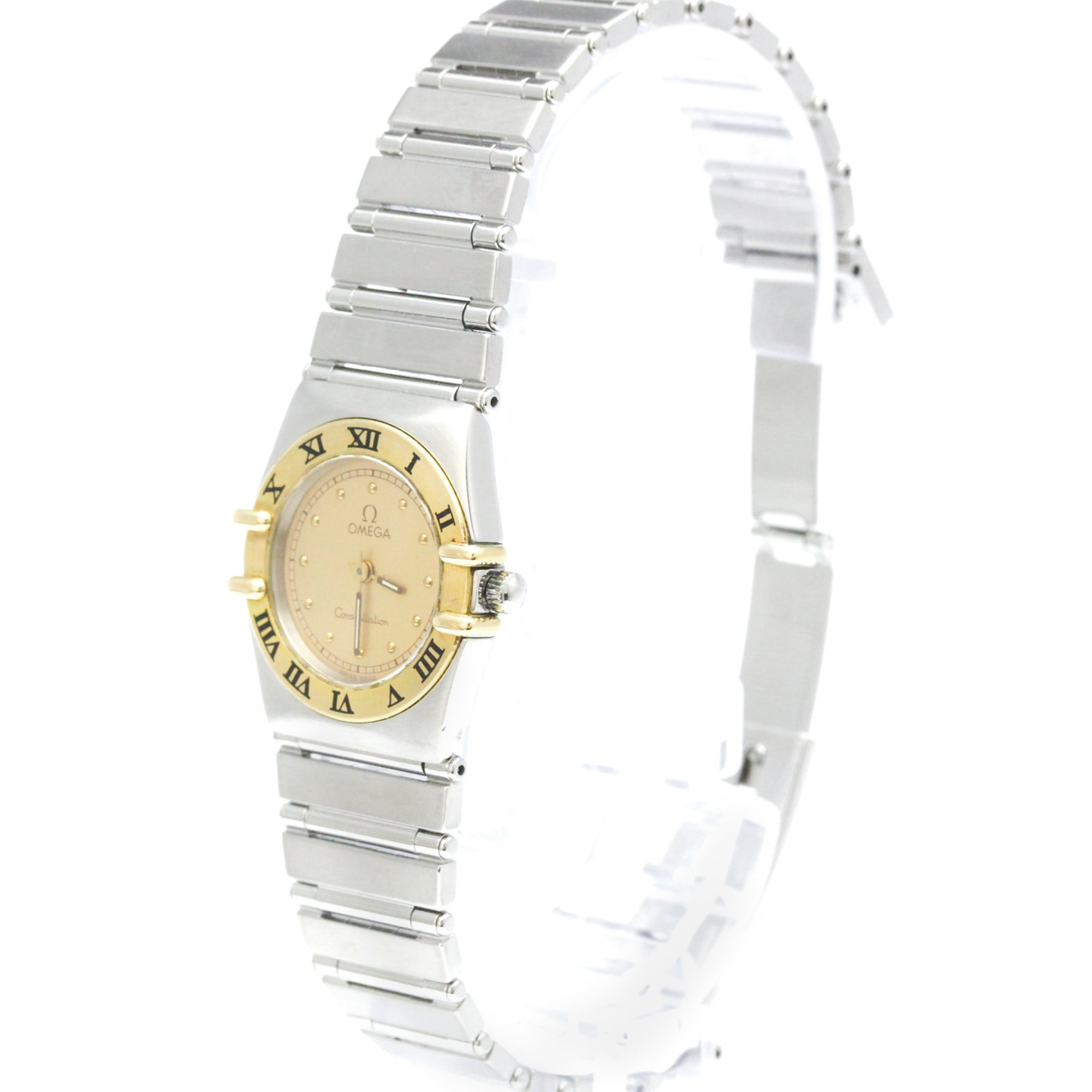 Omega Constellation Quartz Stainless Steel And Yellow Gold Watch (Pre-Owned)