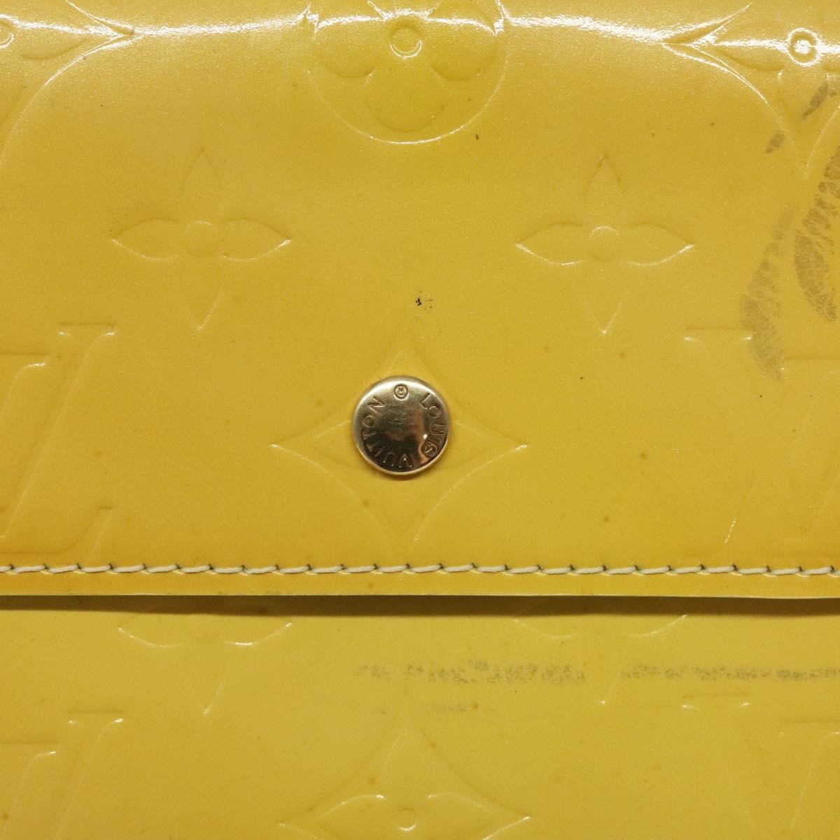 Louis Vuitton Kenmare Shoulder Patent Leather Yellow Patent_Leather Clutche & Pouche Bag (Pre-Owned)