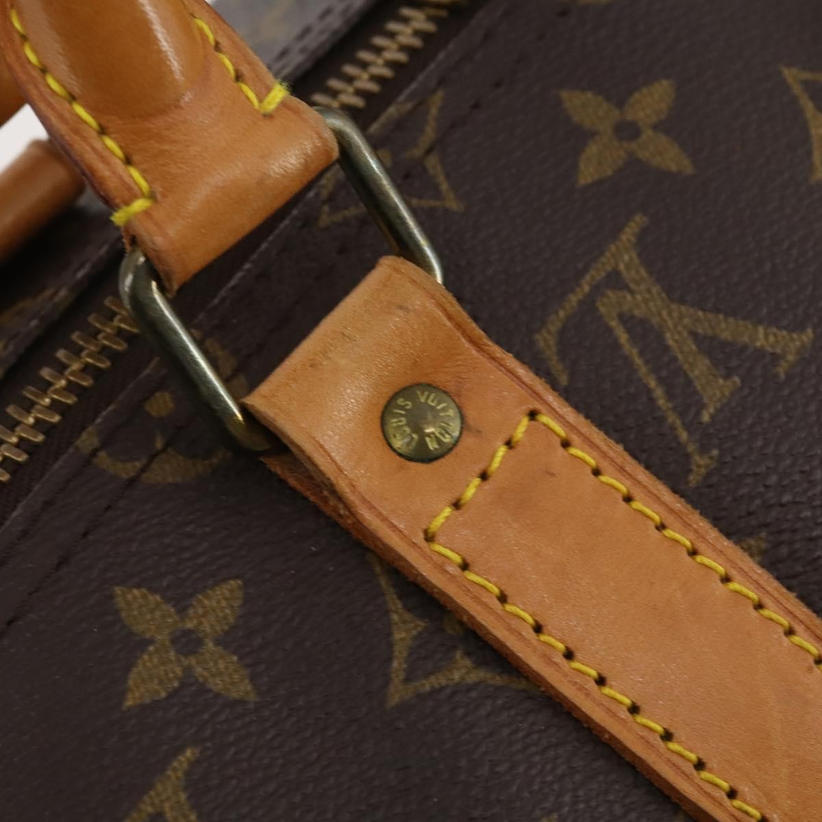Louis Vuitton Keepall Monogram Canvas Brown Canvas Travel Bag Bag (Pre-Owned)
