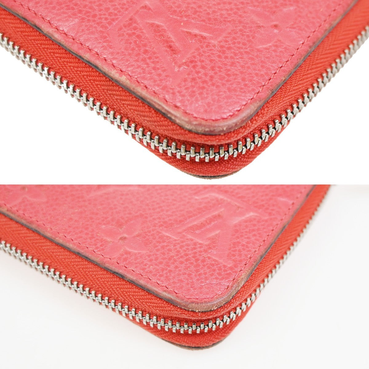 Louis Vuitton Portefeuille Zippy Monogramme Empreinte Monogramme Empreinte Red Leather Wallets Accessory (Pre-Owned)