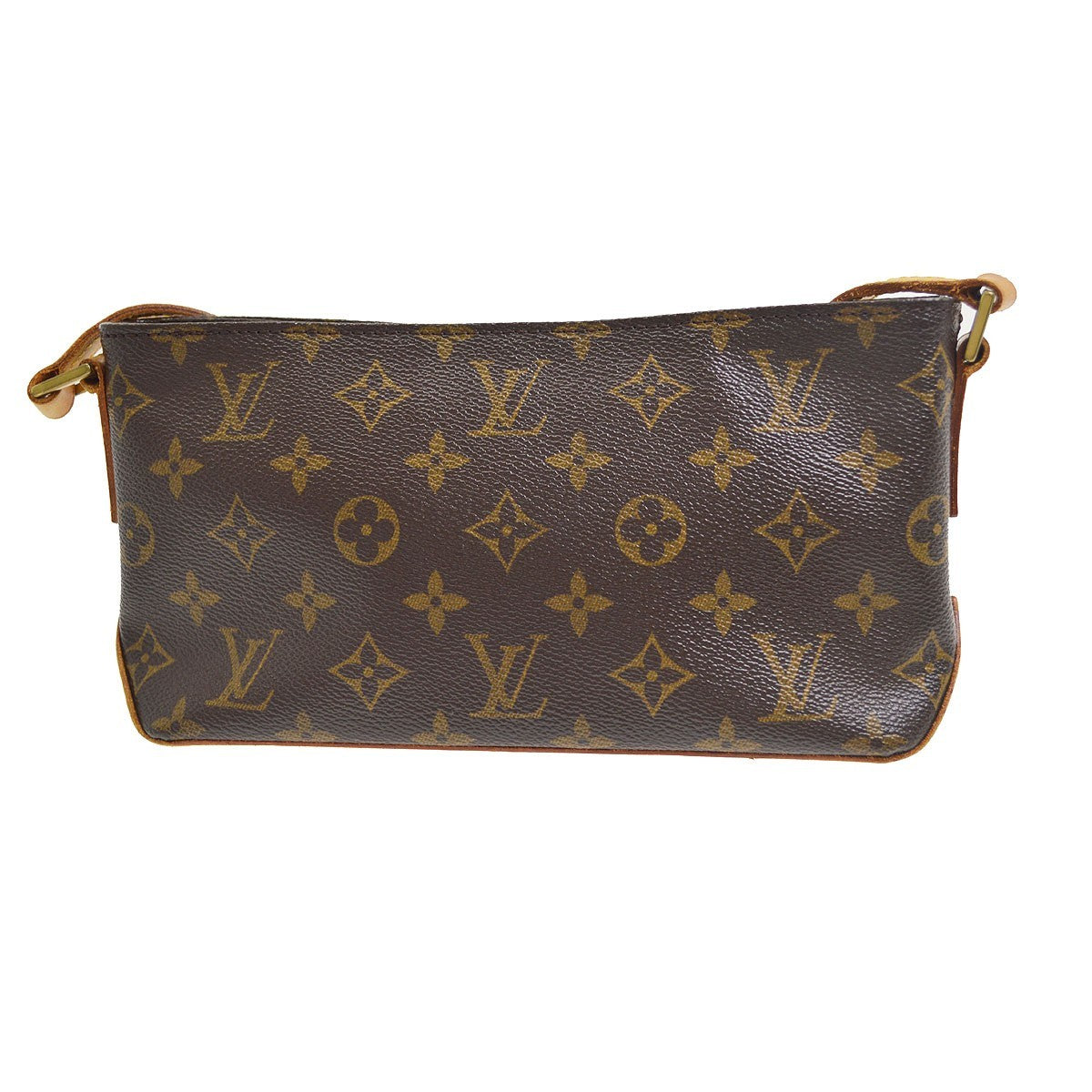 Louis Vuitton Trotteur Monogram Canvas Brown Canvas Shoulder Bag Bag (Pre-Owned)