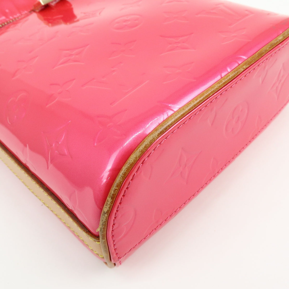Louis Vuitton Sullivan Monogram Vernis Pink Patent_Leather Shoulder Bag Bag (Pre-Owned)
