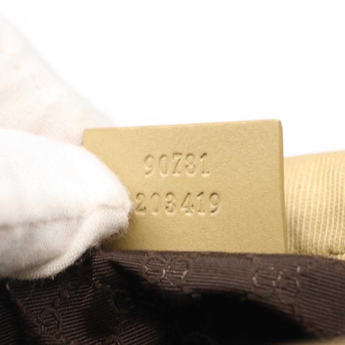 Gucci Vintage Canvas Beige Canvas Shoulder Bag Bag (Pre-Owned)