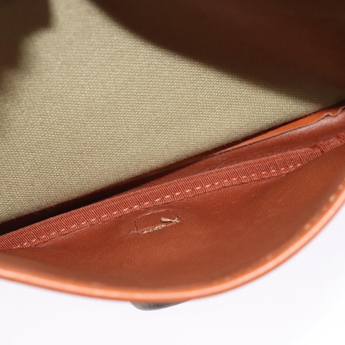 Burberry Front Pocket Messenger Canvas Beige Canvas Shoulder Bag Bag (Pre-Owned)