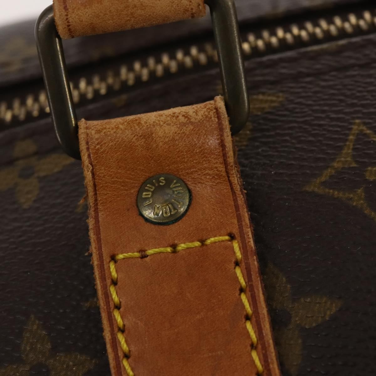 Louis Vuitton Keepall Monogram Canvas Brown Canvas Travel Bag Bag (Pre-Owned)
