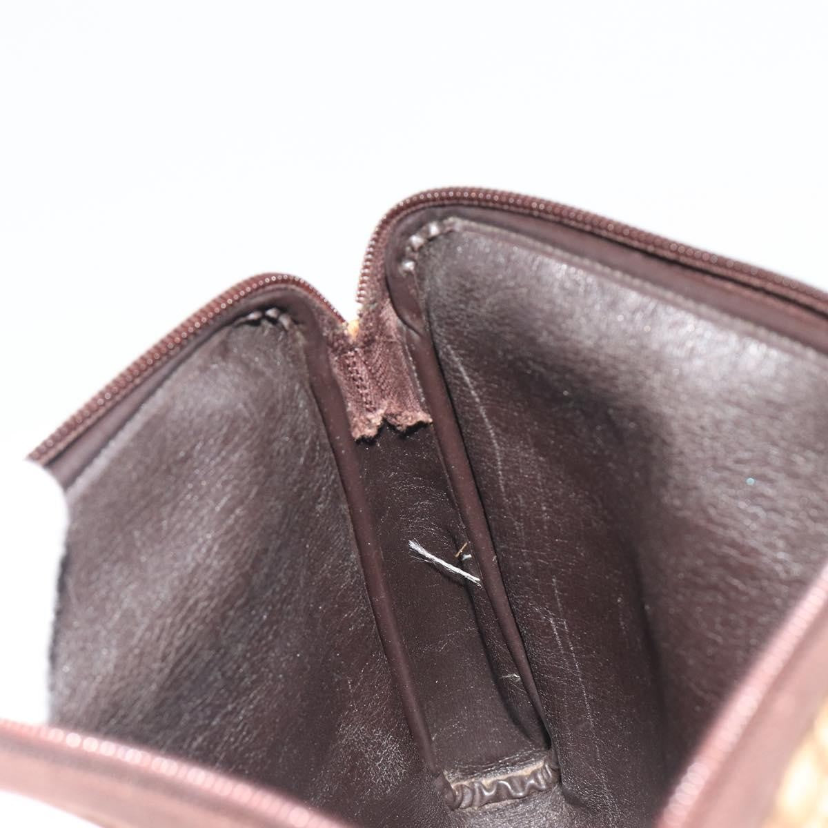 Christian Dior Vintage Trotter Canvas Brown Canvas Clutche & Pouche Bag (Pre-Owned)