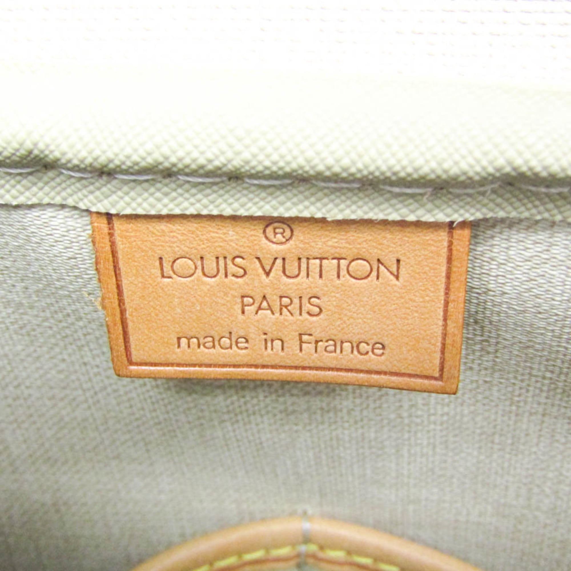 Louis Vuitton Deauville Monogram Brown Canvas Handbag (Pre-Owned)