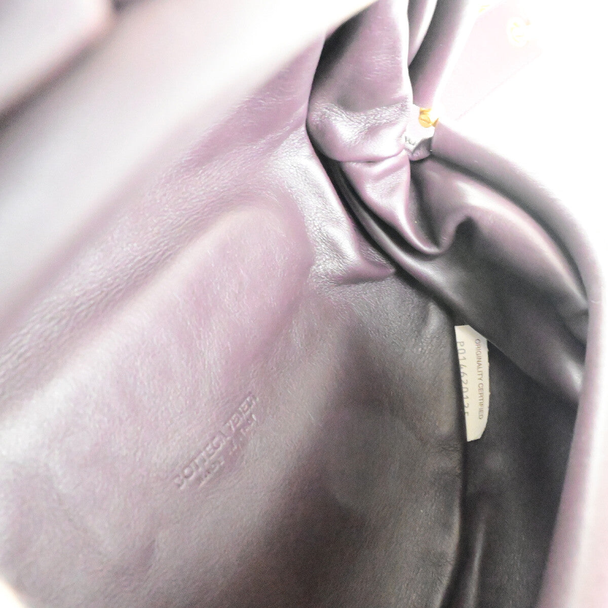 Bottega Veneta The Chain Pouch Leather Burgundy Leather Clutche & Pouche Bag (Pre-Owned)
