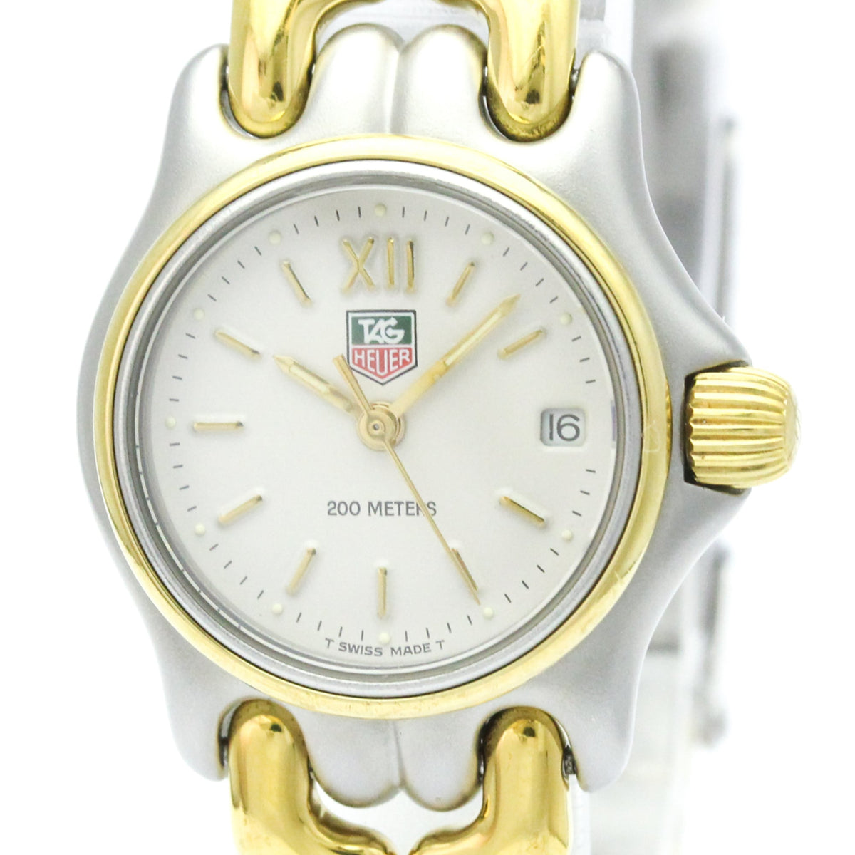 Tag Heuer Sel Professional 200M Quartz Stainless Steel And Gold Plated Watch (Pre-Owned)