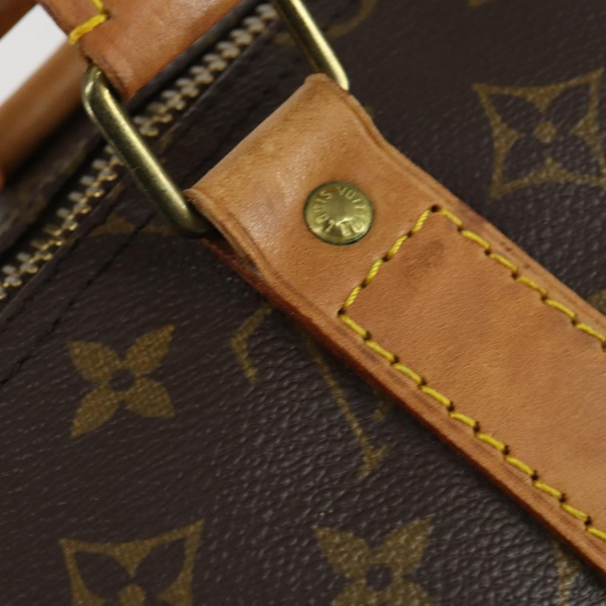 Louis Vuitton Keepall Monogram Canvas Brown Canvas Travel Bag Bag (Pre-Owned)