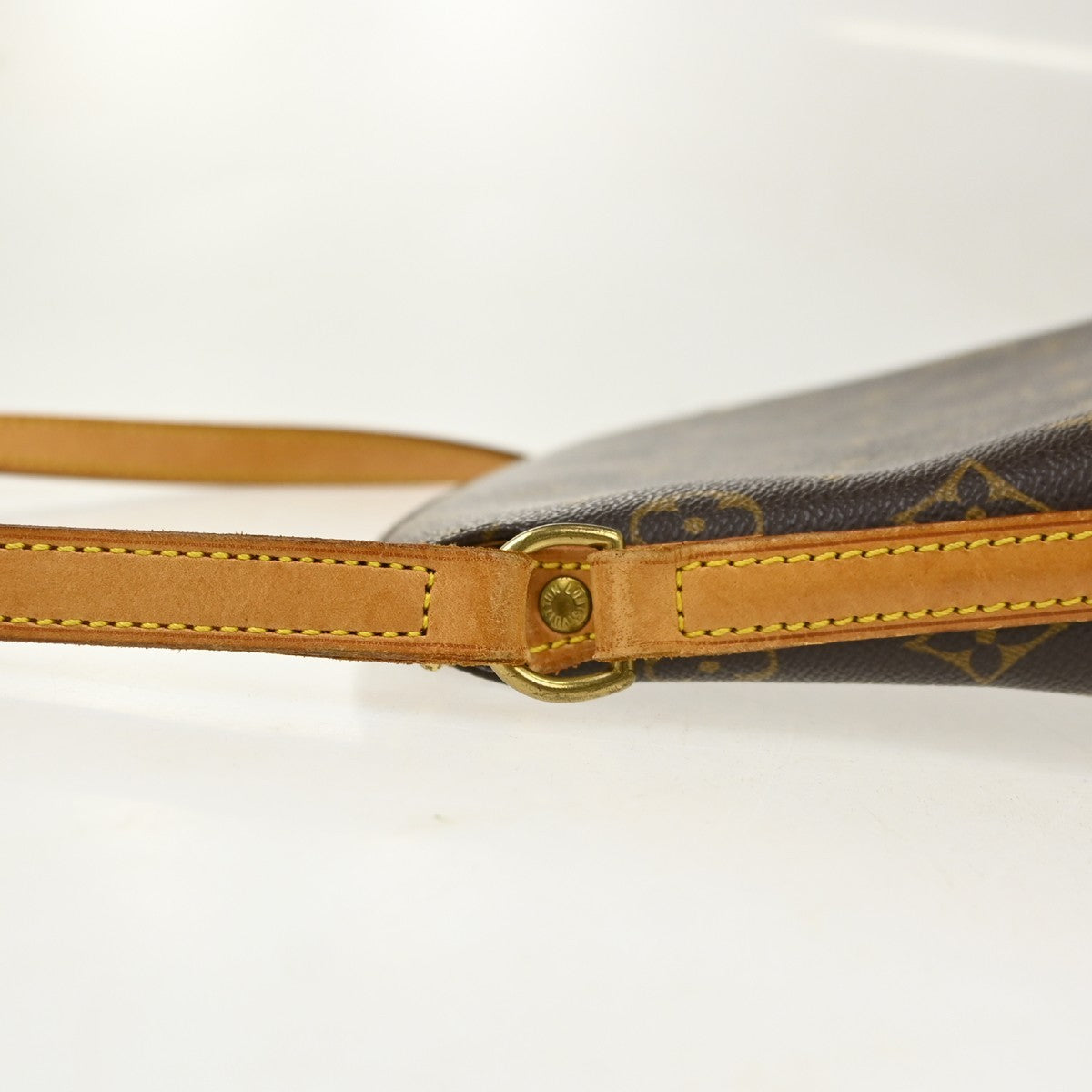 Louis Vuitton Drouot Monogram Canvas Brown Canvas Shoulder Bag Bag (Pre-Owned)