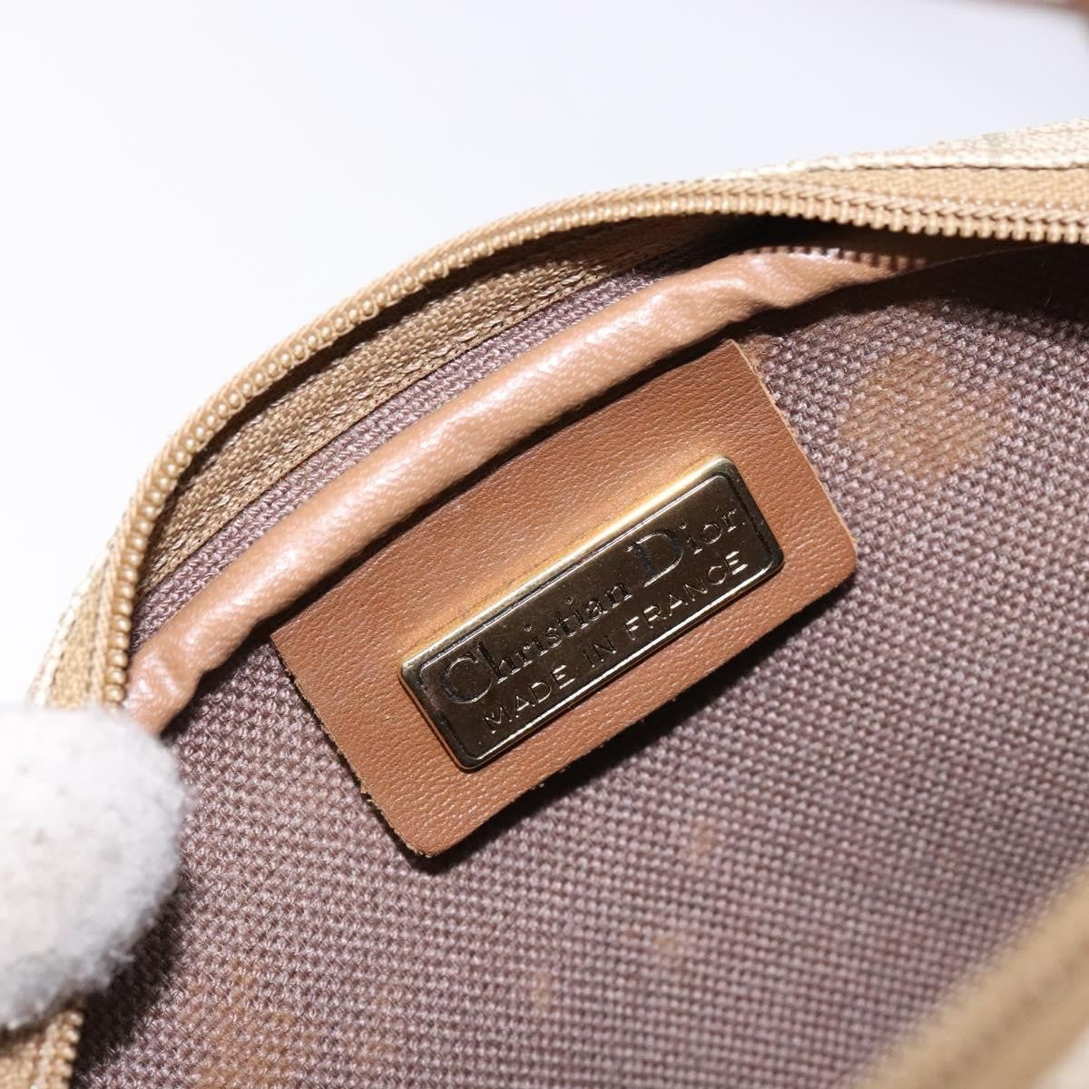 Christian Dior Vintage Honeycomb Canvas Beige Canvas Bag (Pre-Owned)