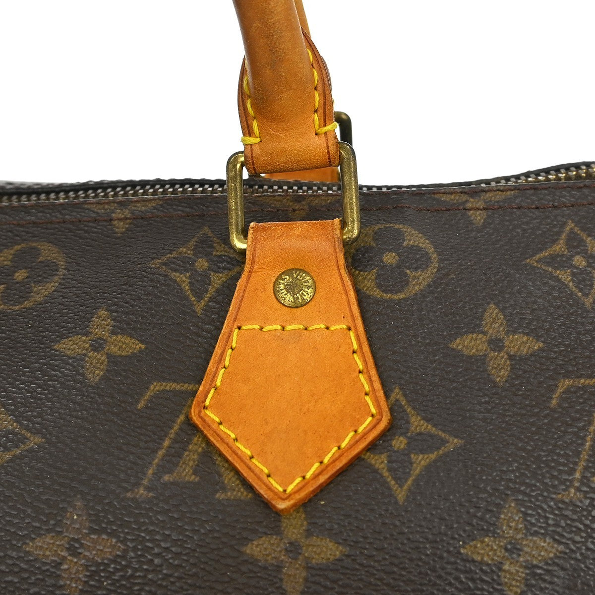 Louis Vuitton Speedy Monogram Brown Canvas Handbag (Pre-Owned)