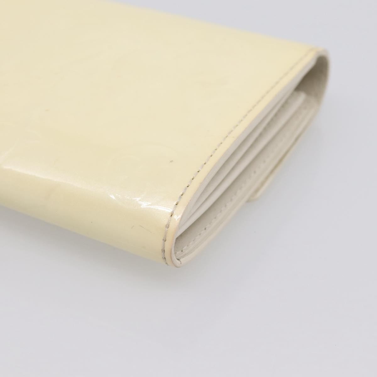 Louis Vuitton Vintage Sarah Monogram Vernis Beige Patent_Leather Wallets Accessory (Pre-Owned)