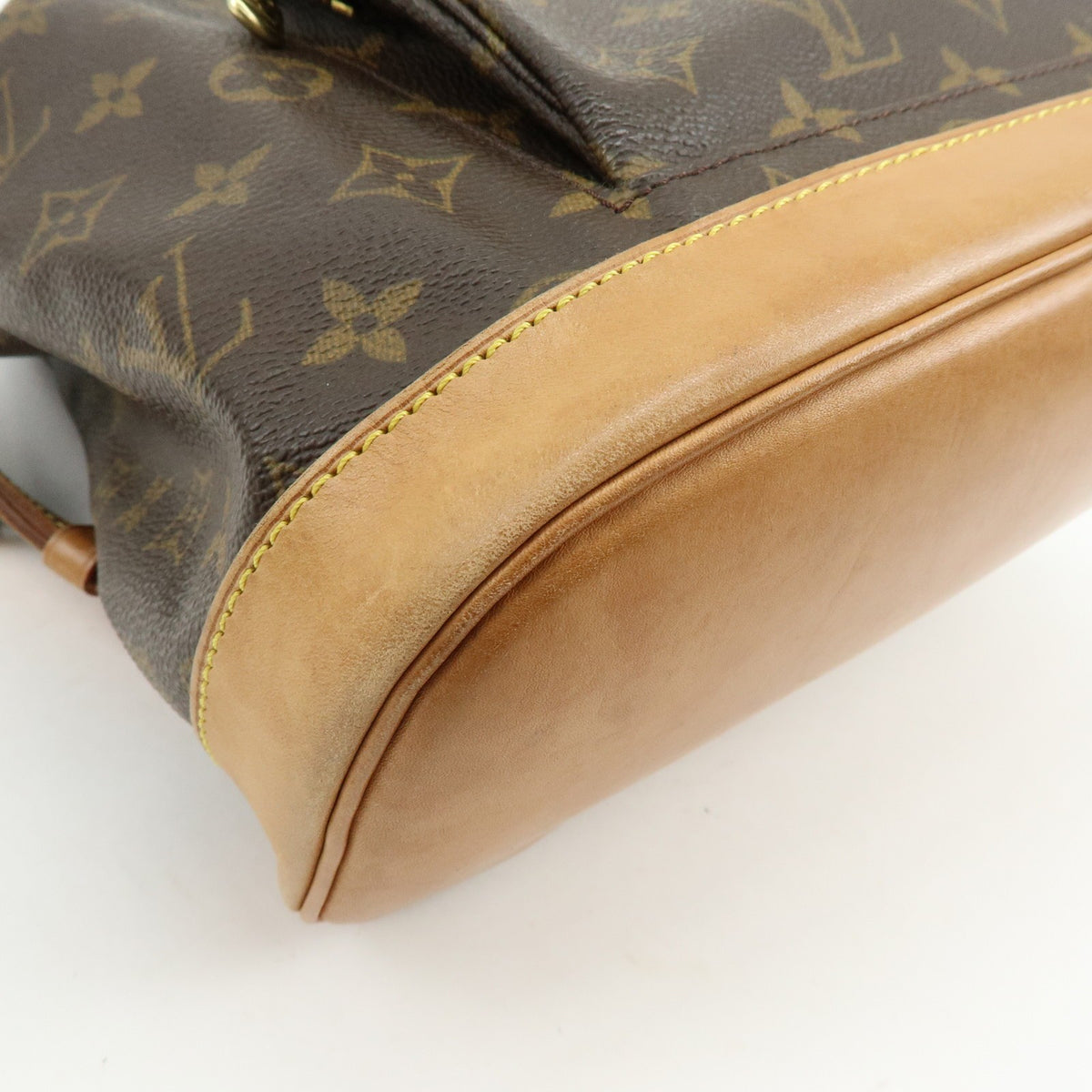 Louis Vuitton Vintage Montsouris Monogram Canvas Brown Canvas Backpack Bag (Pre-Owned)